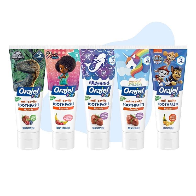 Зубная паста для детей Orajel Kids Miraculous Anticavity Fluoride Toothpaste 2-10 Years Fruity Burst 119 g - фото 3