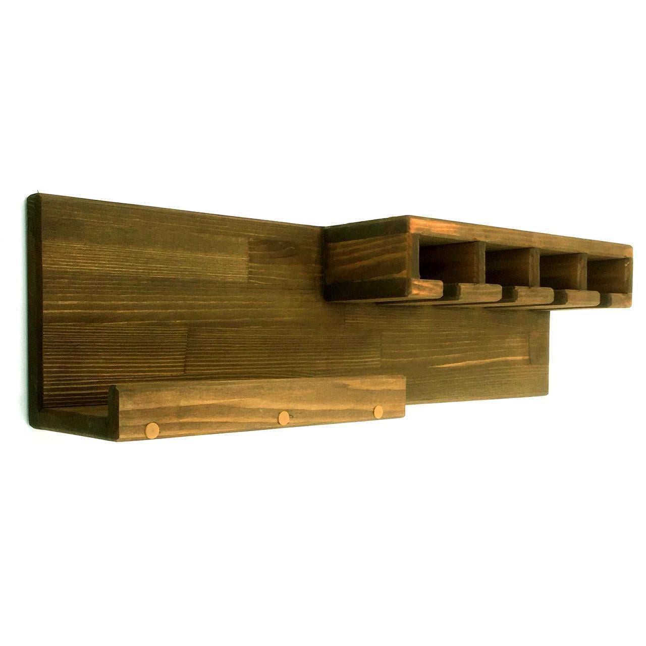 Полка для вина настенная из дерева Катори Мускат (ПНК-005307)