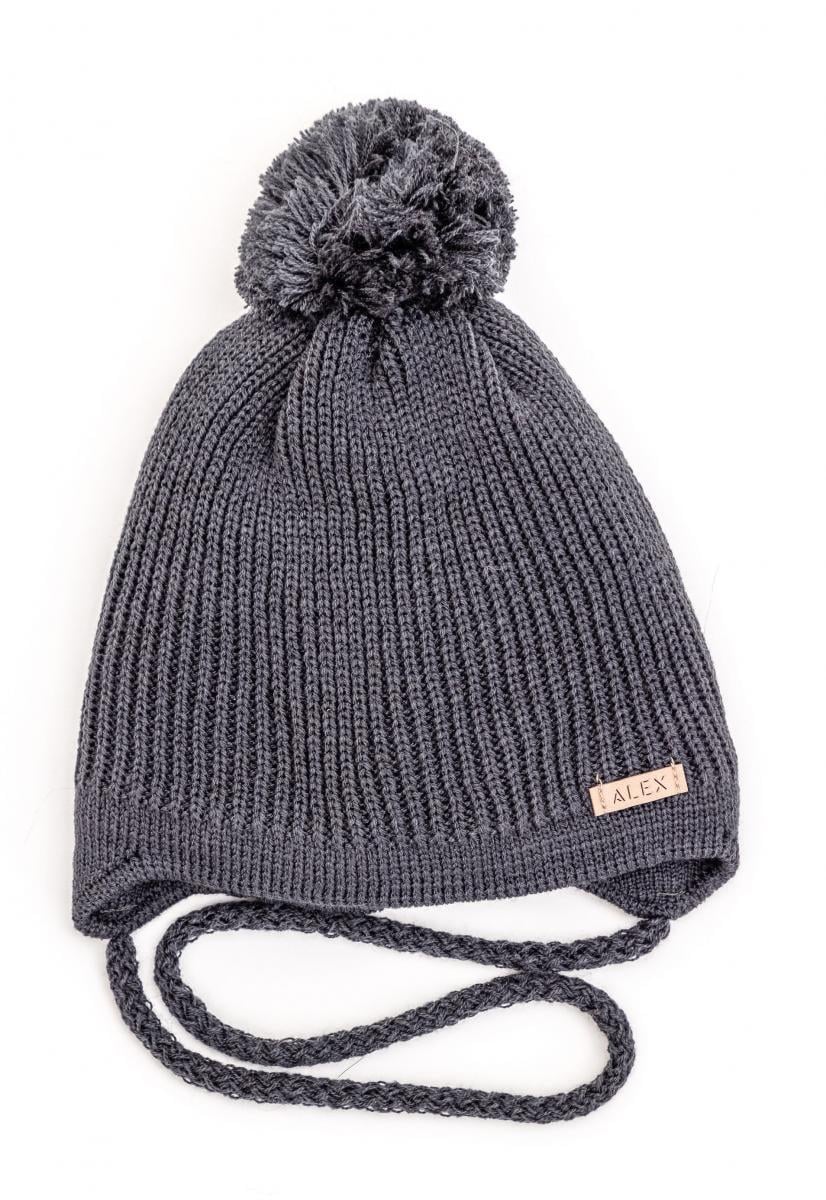 Шапка детская зимняя Alex Вуди 40-44 см Графитовый Шапка детская зимняя Alex Вуди 40-44 см Графитовый