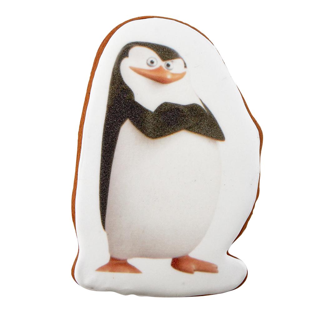 Пряник с принтом Крафт Печенье Мадагаскар 4 Пингвин Шкипер 45 г