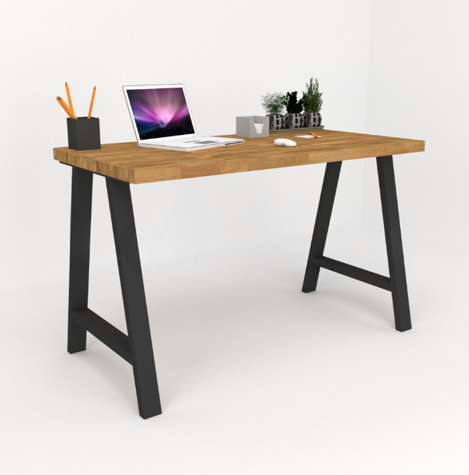 Cтіл EcoLoft IN-2036 Лофт 120х60 см Коричневий (23055016) - фото 2 Cтіл EcoLoft IN-2036 Лофт 120х60 см Коричневий (23055016) - фото 2