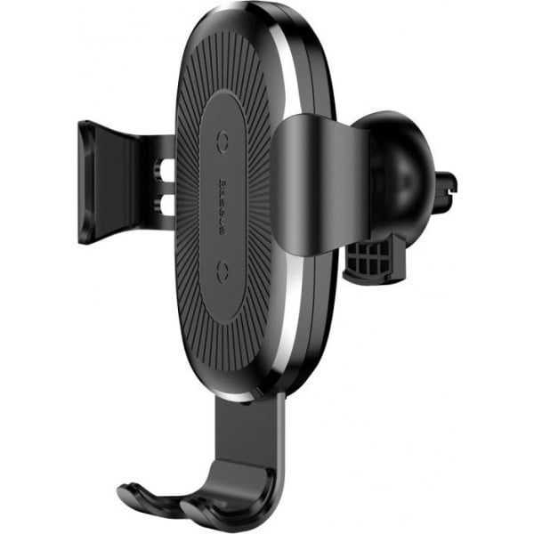 Автодержатель Baseus Wireless Charger Gravity Car Mount Black (WXYL-B0A) - фото 2