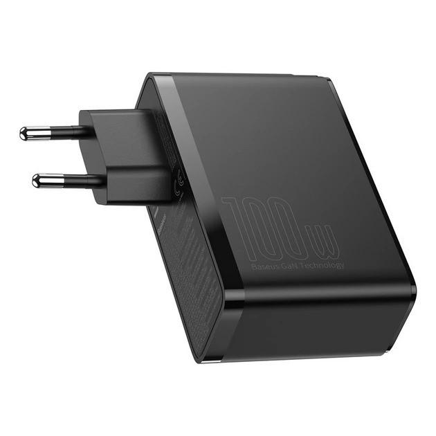 Зарядное устройство Baseus GaN2 QC4.0/PD3.0 100 W/5 A Type-C 1 м Black (CCGAN2P-L01) - фото 16