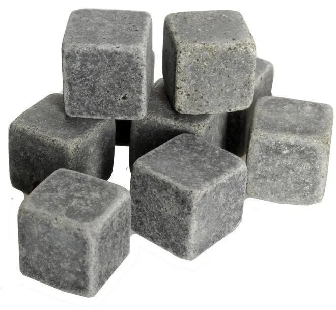 Камені для охолодження віскі Whiskey Stones 5512 9 шт. Сірий (12493921) - фото 1