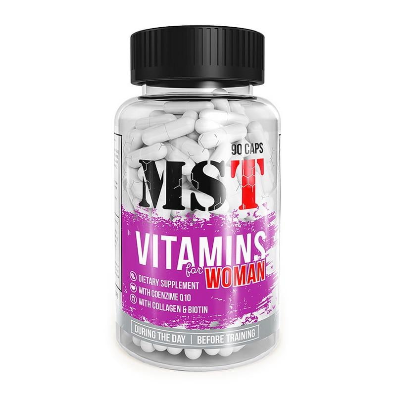 Вітаміни та мінерали для жінок MST Vitamins for Woman 90 капс. (10979-01)