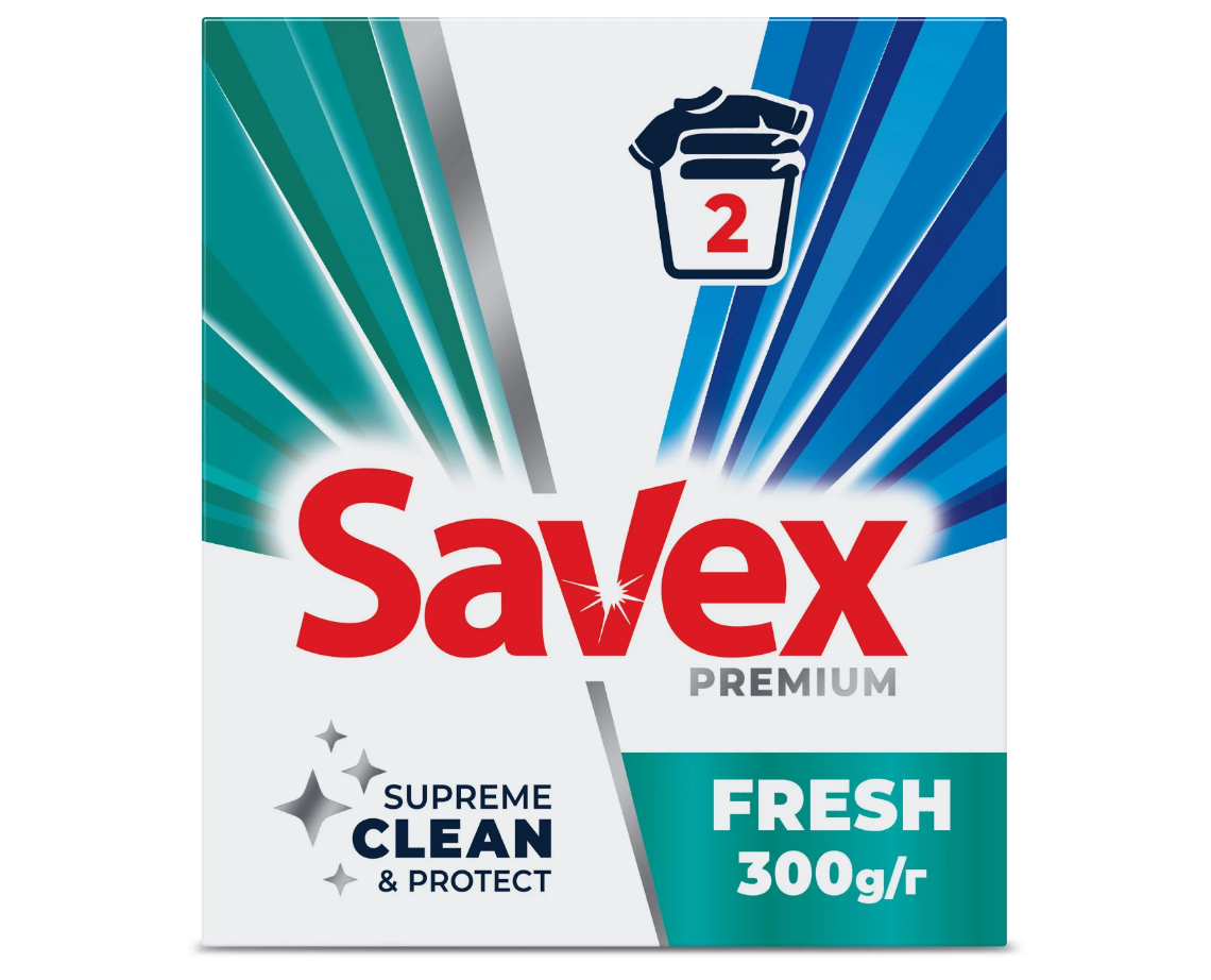 Пральний порошок Savex автомат Fresh 300 г (3800024049200)