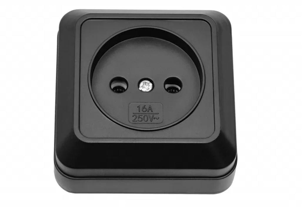 Розетка внешняя OPERA Черный (2101) (2101)