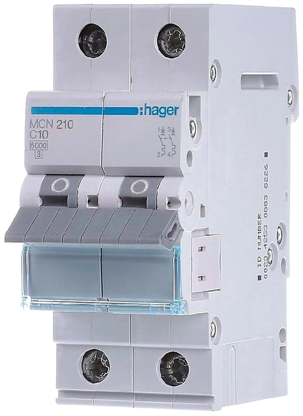 Автоматический выключатель Hager MCN210 (MCN210)