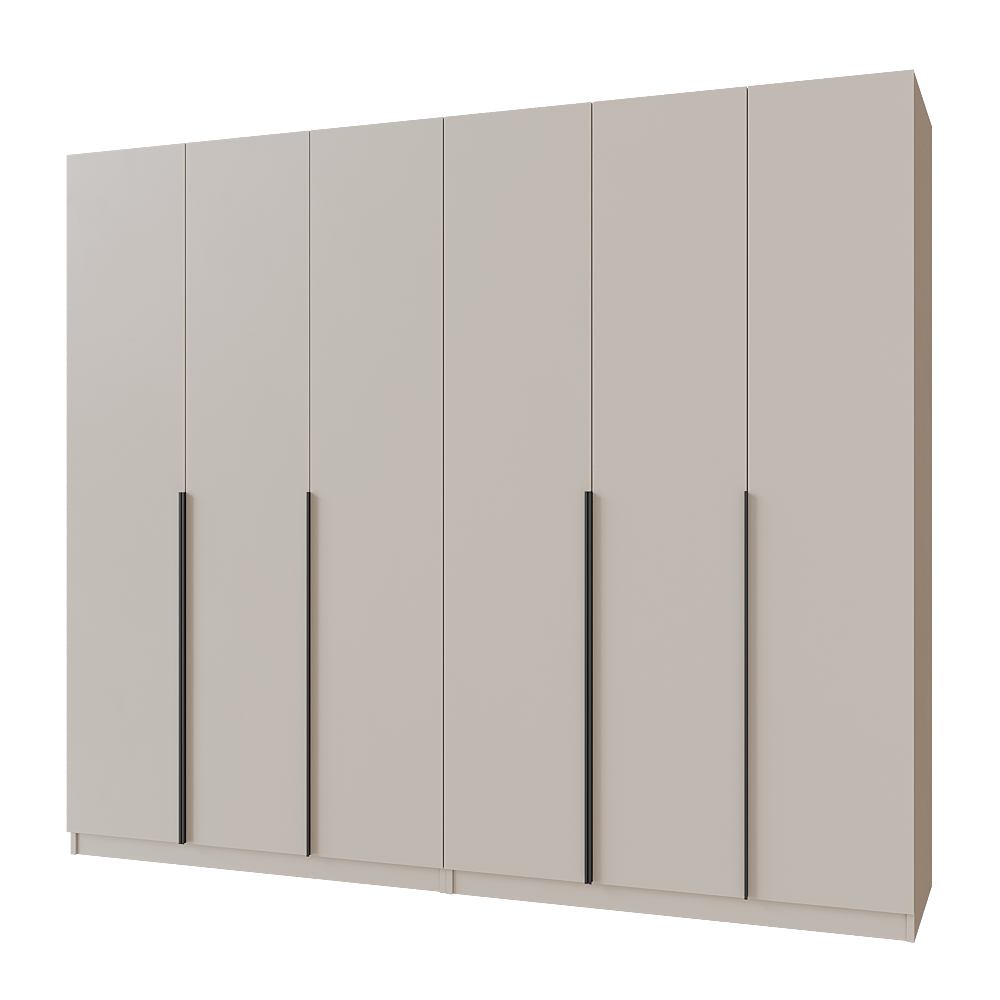 Шафа розпашна з тумбою Меблітренд Чиназес ЧиТ-2400 2400х500х2050 мм Кашемір (27287256) - фото 1 Шафа розпашна з тумбою Меблітренд Чиназес ЧиТ-2400 2400х500х2050 мм Кашемір (27287256) - фото 1