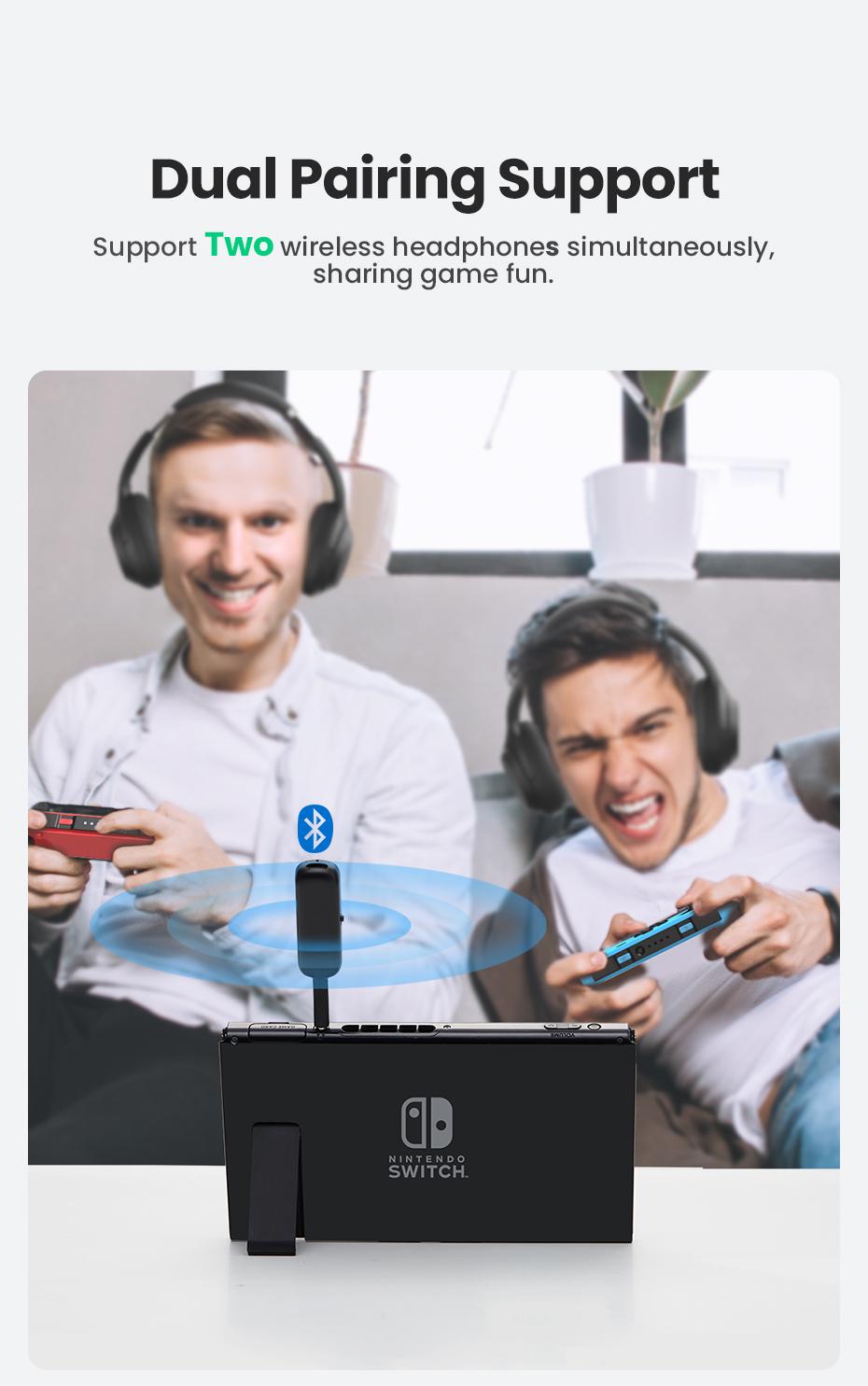 Адаптер UGREEN Bluetooth 5.0 приймач-передавач USB-3,5 мм minijack AUX стерео Чорний (80893) - фото 16