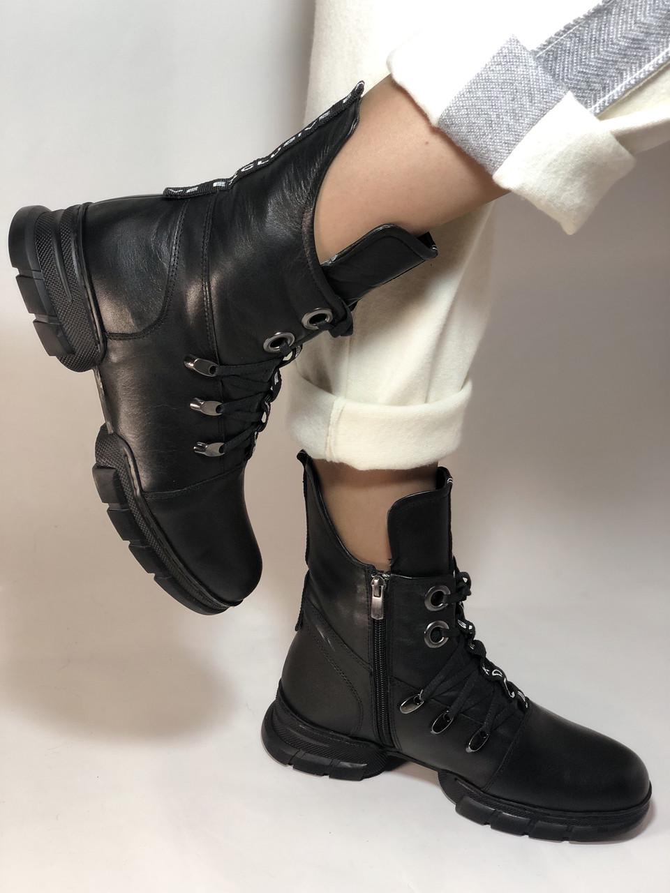 Ботинки женские зимние Mario Muzi р. 38 24,5 см Черный (2400) - фото 2 Ботинки женские зимние Mario Muzi р. 38 24,5 см Черный (2400) - фото 2