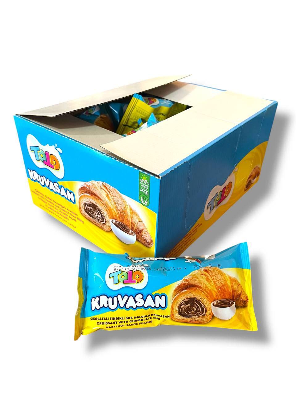 Круассан Toto Kruvasan с шоколадной начинкой 20 шт. (00000006382)