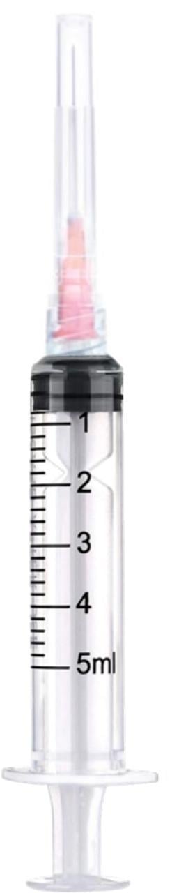 Шприц пластиковий 5 мл з 18Ga 1,5" 25 уп.