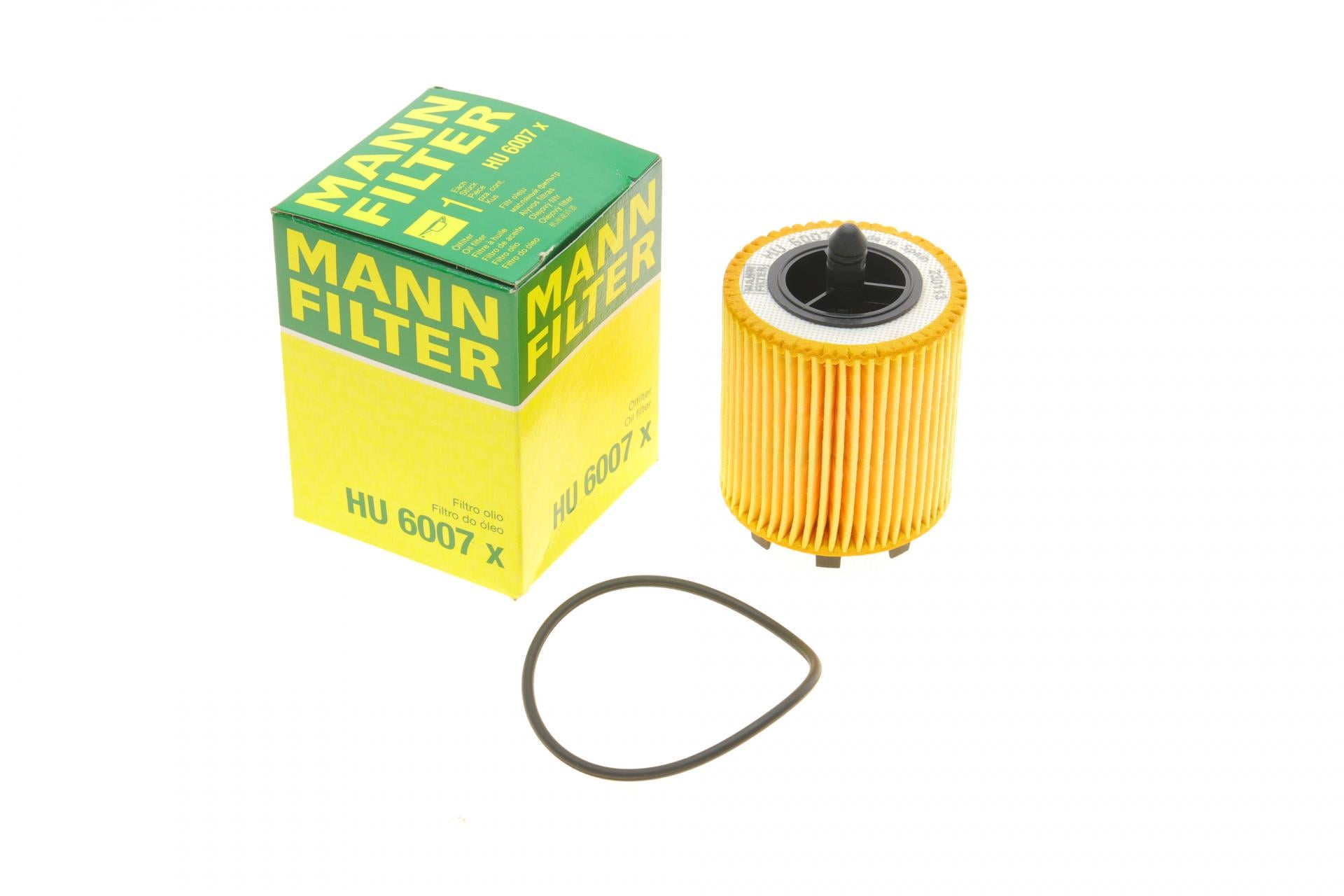 Фильтр масляный Mann-Filter для Opel Astra G/Vectra B/C 2,2i 00- (HU 6007 X)
