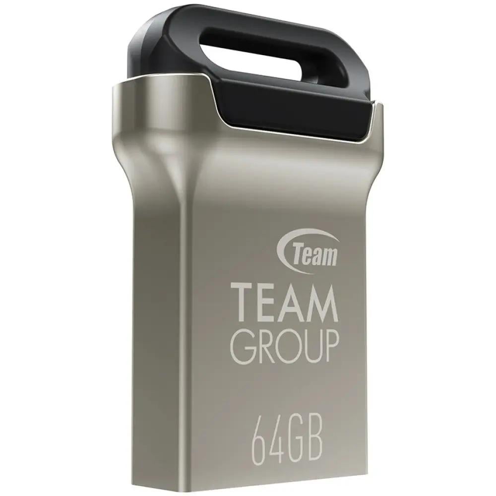 Флеш-память USB Team Group C162 64 Гб USB 3.1 Серый с черным (TC162364GB01) - фото 2 Флеш-память USB Team Group C162 64 Гб USB 3.1 Серый с черным (TC162364GB01) - фото 2