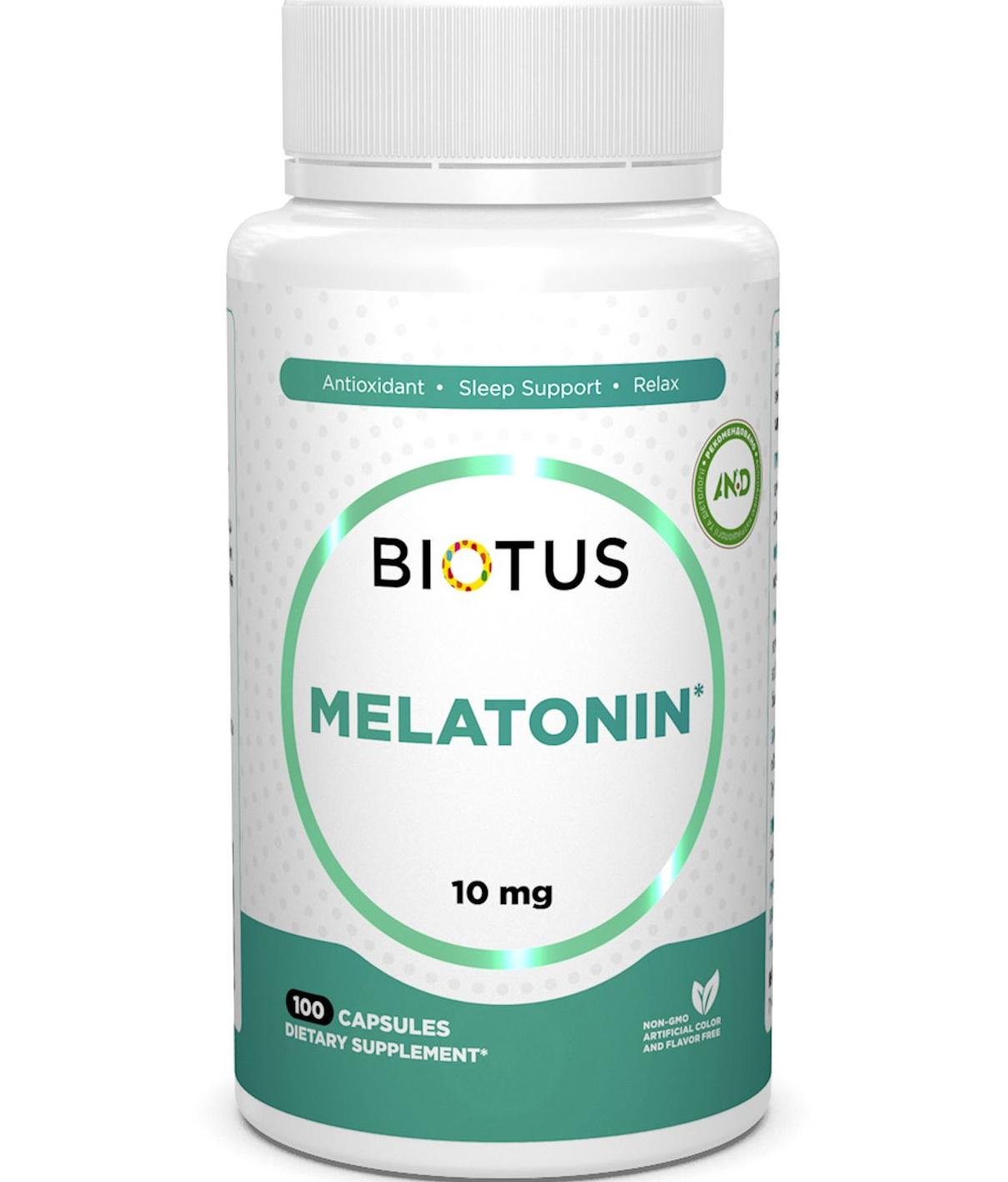 Мелатонін для сну Biotus Melatonin 10 mg 100 Caps BIO-530456