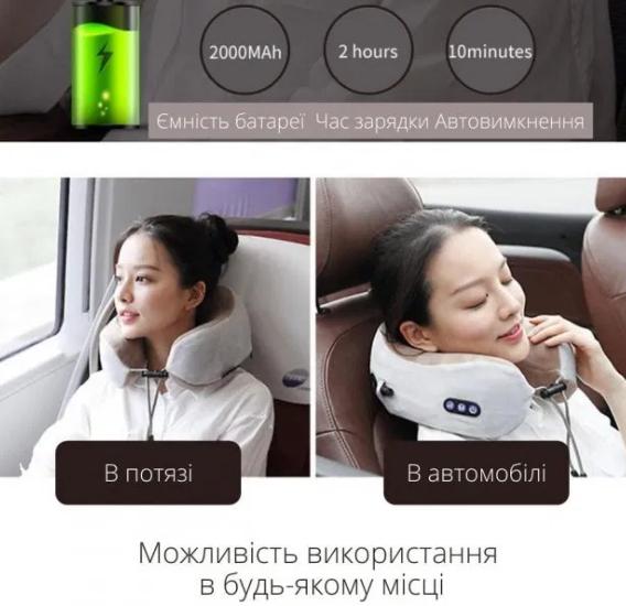 Масажна подушка Shiatsu Neck С111 для шиї та плечей (11109) - фото 6