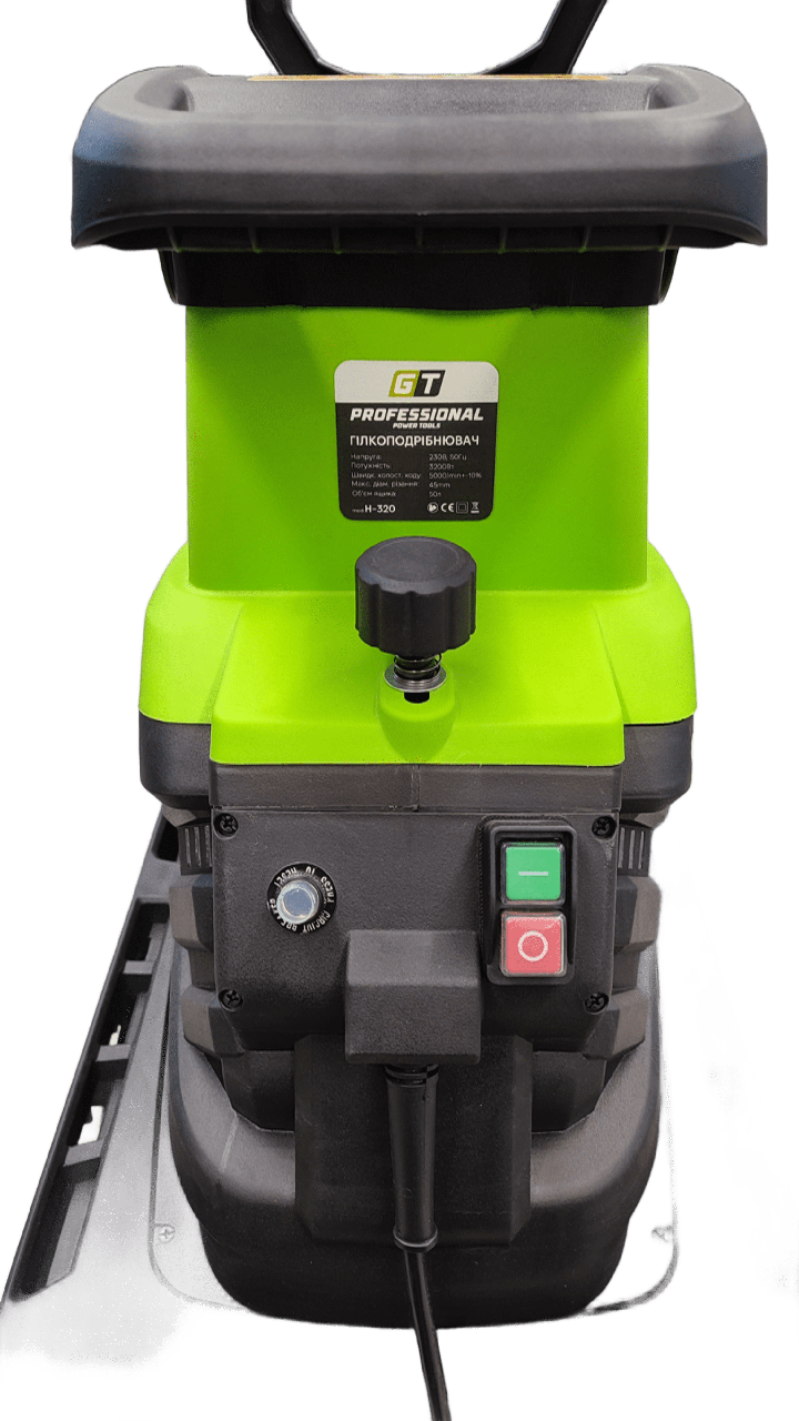 Подрібнювач гілок GT H-320 3200 Вт 45 мм (27563361) - фото 10 Подрібнювач гілок GT H-320 3200 Вт 45 мм (27563361) - фото 10