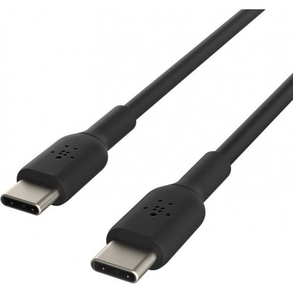 Belkin Кабель Belkin USB-С-USB-С, PVC, 1m, black (CAB003BT1MBK) - фото 5