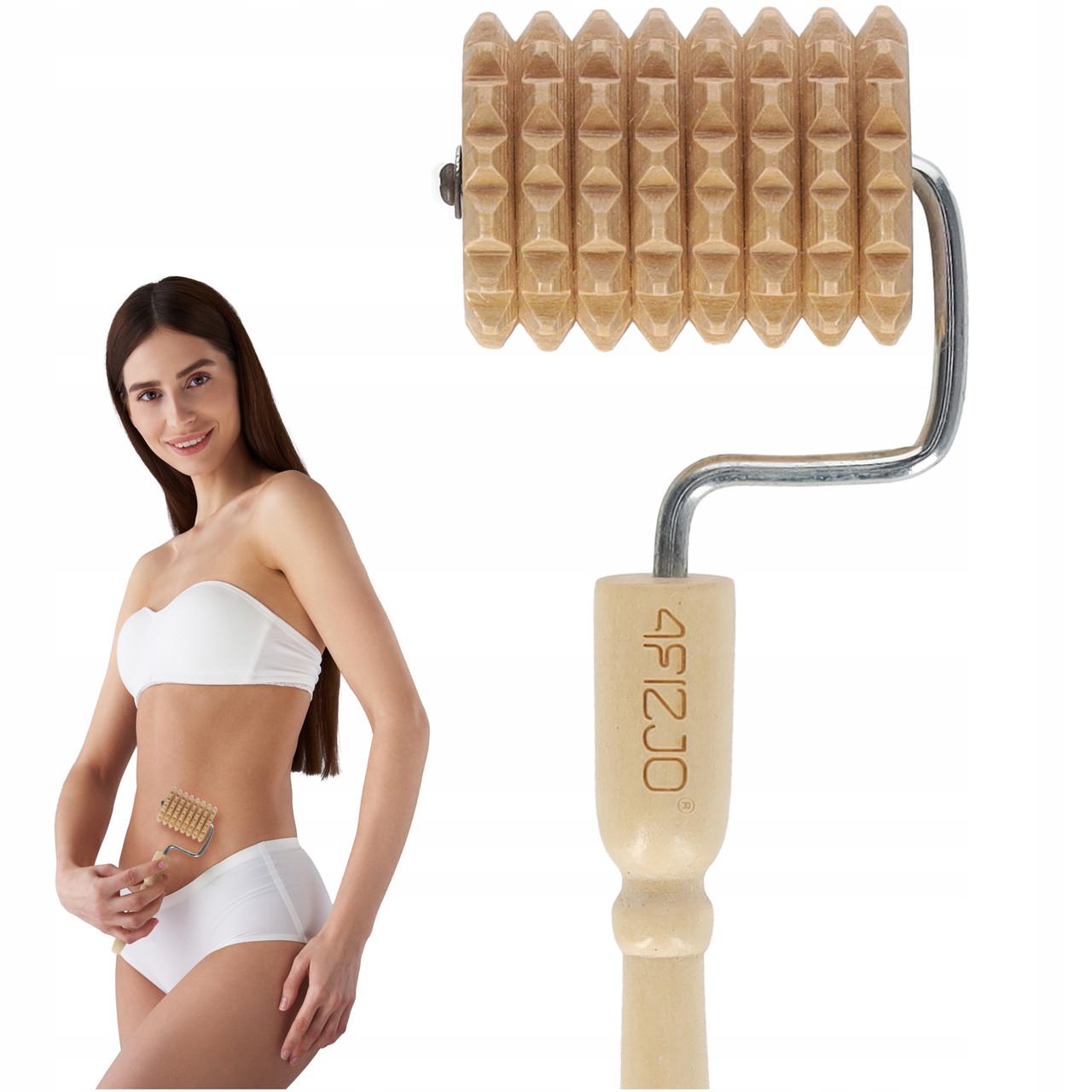 Ролик масажний для тіла 4FIZJO ручний дерев'яний (P-5905973400268) - фото 2 Ролик масажний для тіла 4FIZJO ручний дерев'яний (P-5905973400268) - фото 2