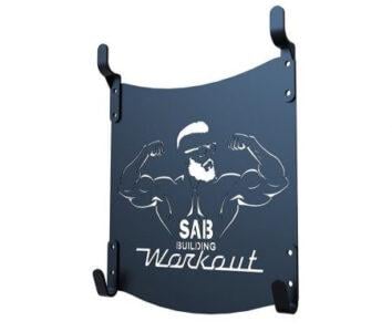 Турник-брусья SAB В2/р настенный разборной с рамкой крепления и упором для пресса Черный (0047) - фото 2 Турник-брусья SAB В2/р настенный разборной с рамкой крепления и упором для пресса Черный (0047) - фото 2