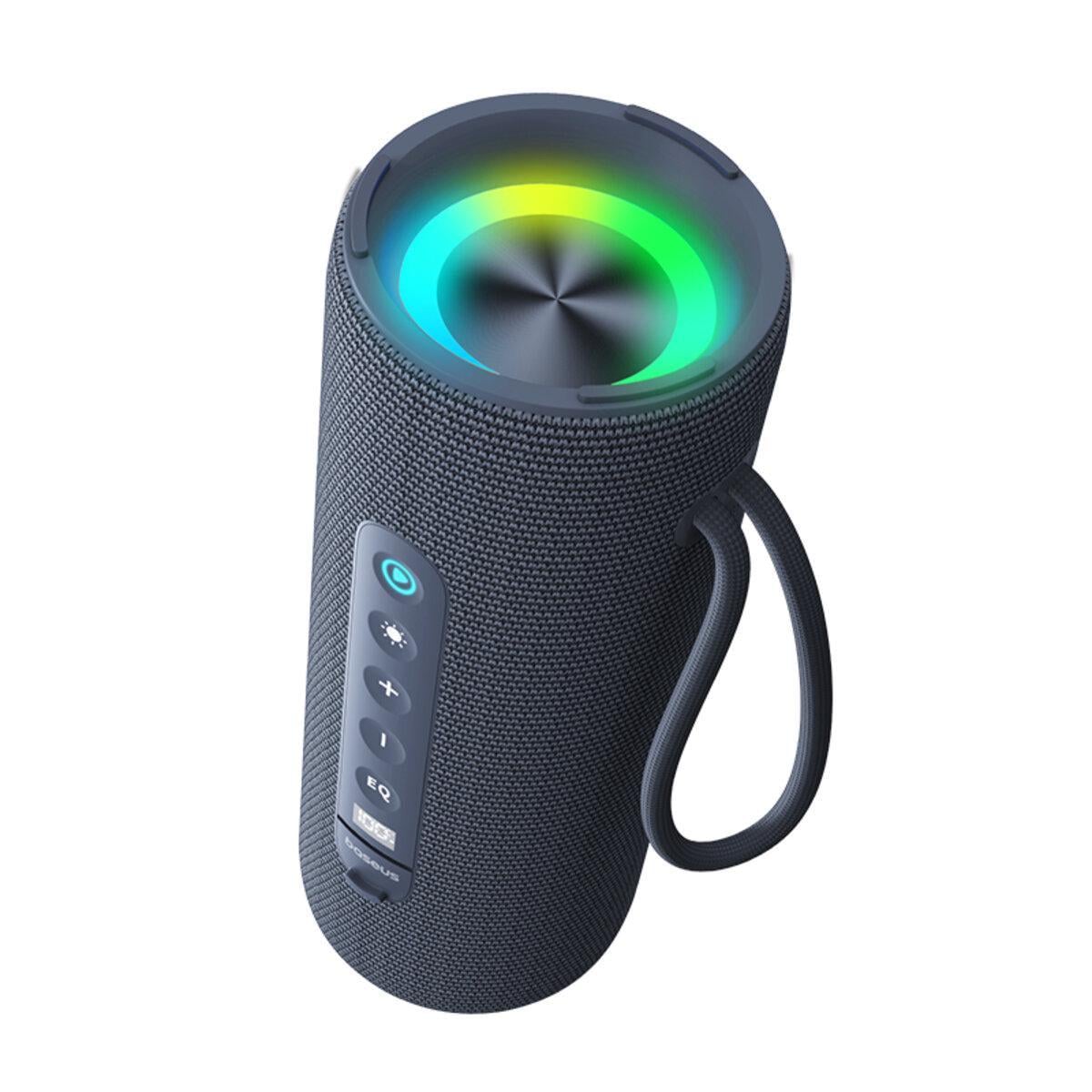 Портативная колонка BASEUS AeQur 30 Air с LED-подсветкой и защитой IPX5 Grey (A20072600826-00)