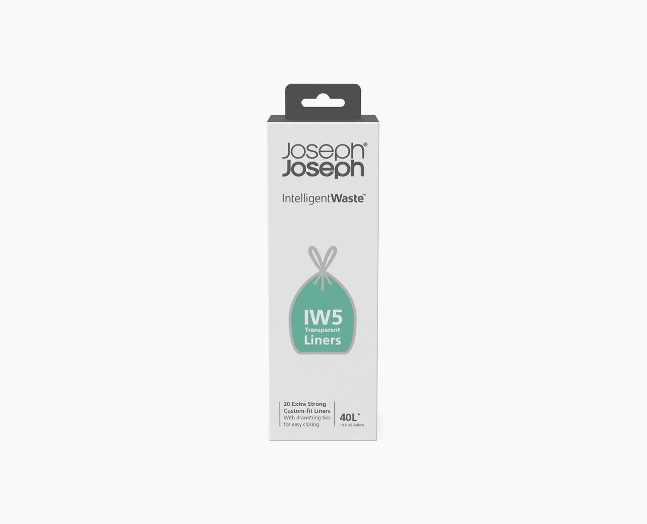 Мішки для сміття Joseph Joseph IW5 40 л прозорі (30029)