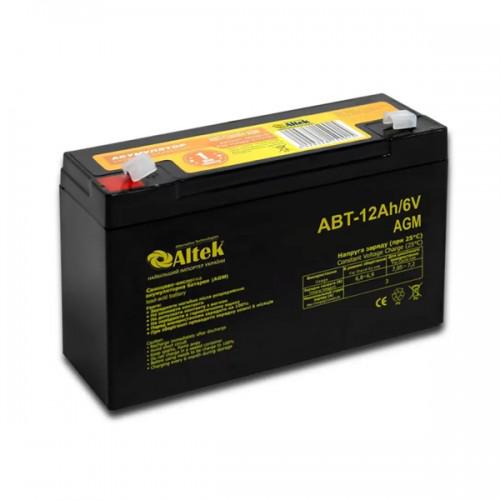 Акумуляторна батарея Altek ABT 12 Аh 6 V AGM (6V12AH)