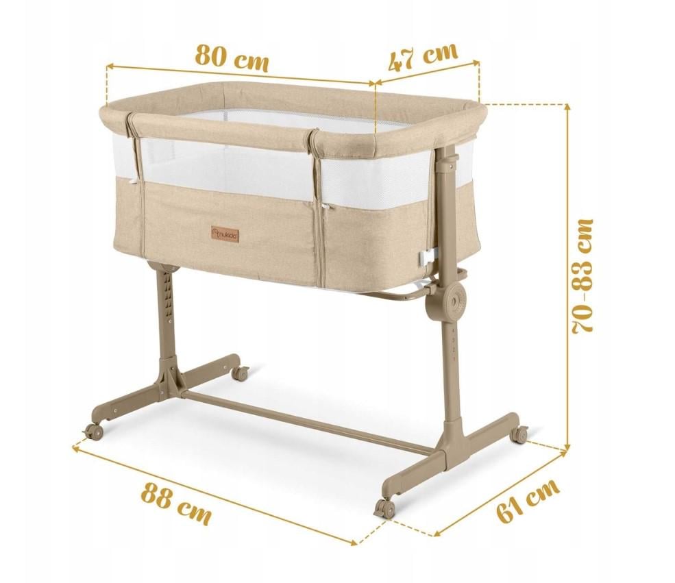 Кроватка детская приставная 0,5 м 9 кг - фото 3
