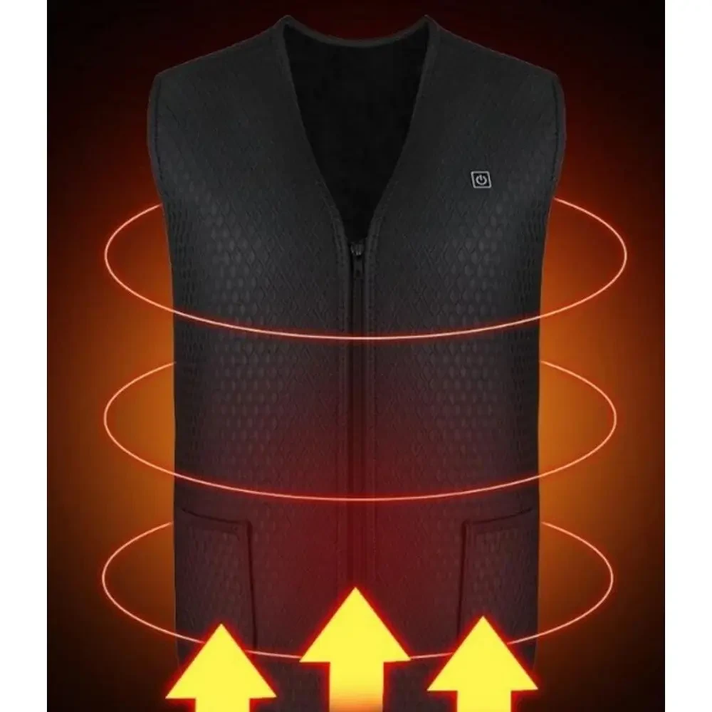 Терможилет с подогревом Eco-obigriv Neopren-5 на 5 зон обогрева/3 режима регулировки температуры S - фото 7