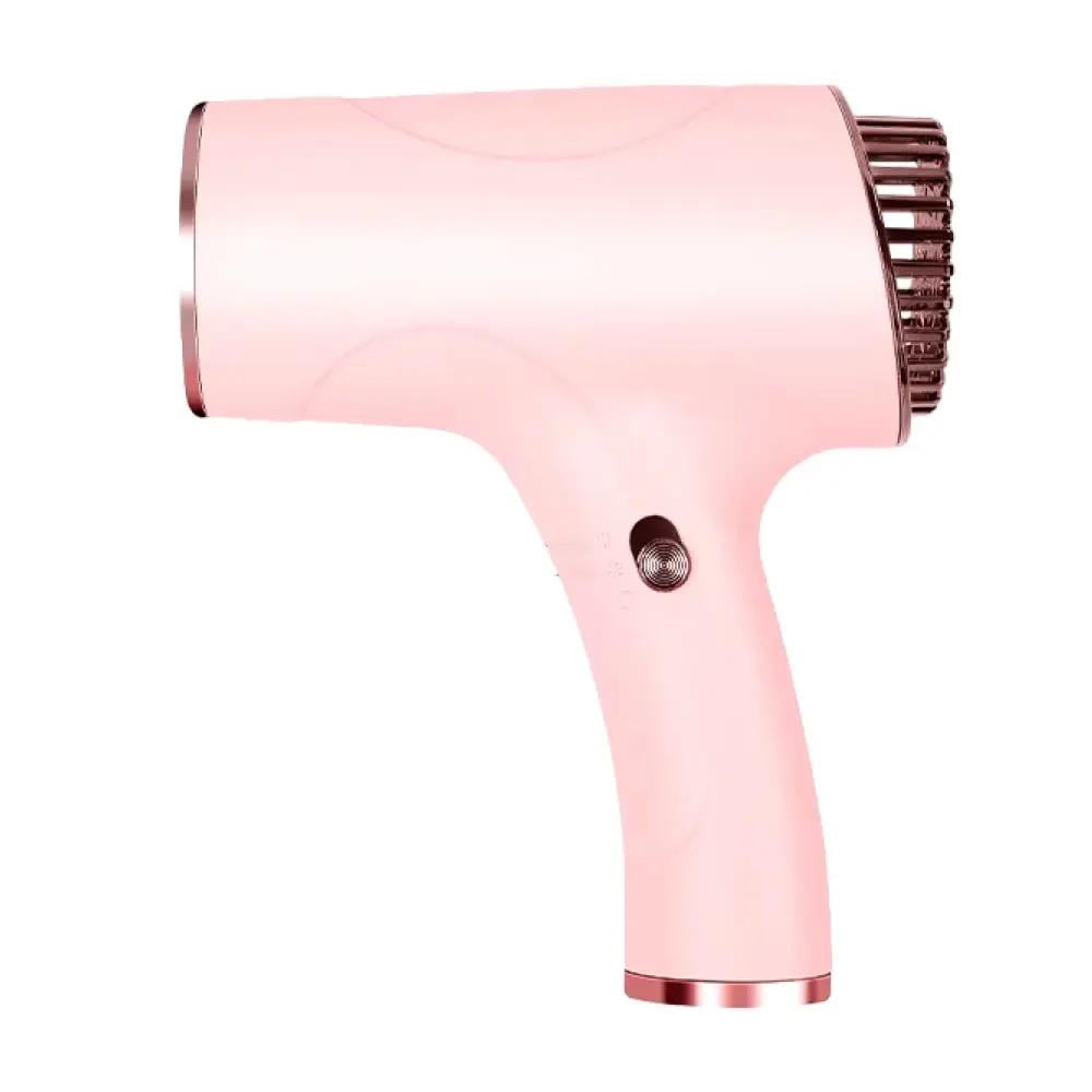 Фен для волос беспроводной с аккумулятором 2600 мА/ч Розовый (29896937)