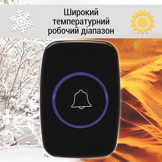 Дверной звонок беспроводной Kayfovo DB-350M водонепроницаемый до 350 м (28591) - фото 7