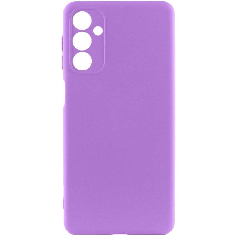 Протиударний чохол Silicone Cover Lakshmi Full Camera (AA) для Samsung Galaxy A23 4G  Фіолетовий / Purple