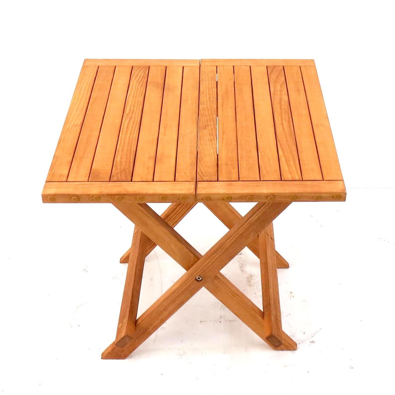 Столик раскладной из дерева Деруент Шафран (СУН-001606) - фото 5