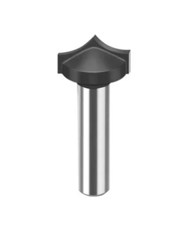 Фреза по дереву V-чайка пазовая фасонная Ø 18 хвостовик 8 мм (F614-18)