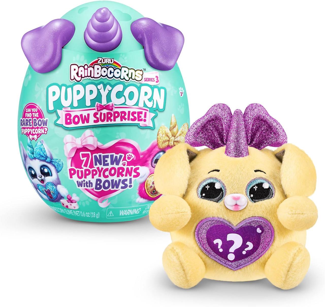 М'яка іграшка Rainbocorns Puppycorn Bow Surprise Plush Stuffed Animal - фото 2