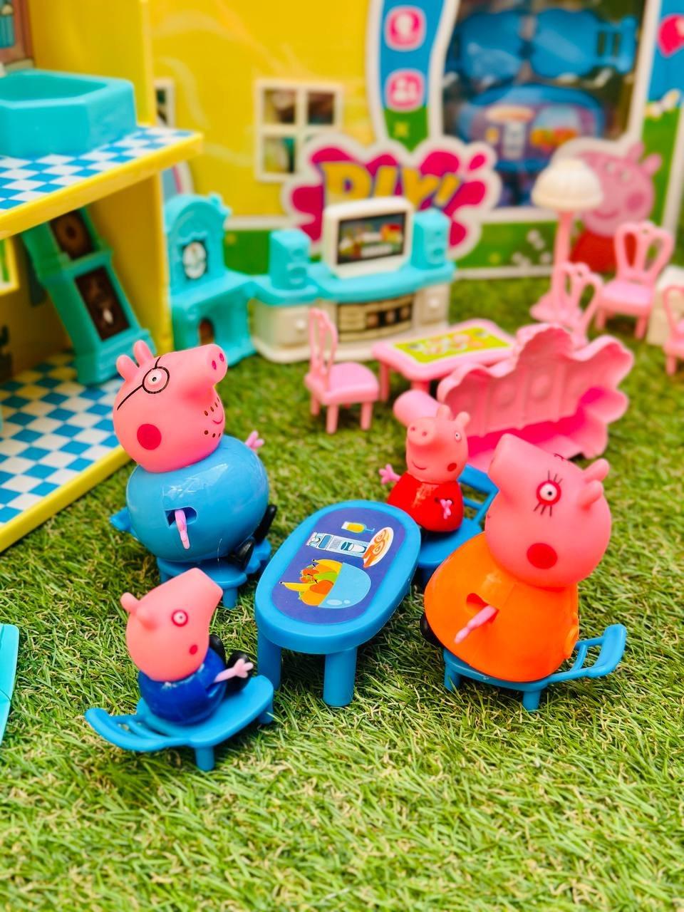 Набор фигурок Дом свинки Пеппи с семьей/кухней/спальней (2654615862) - фото 3 Набор фигурок Дом свинки Пеппи с семьей/кухней/спальней (2654615862) - фото 3