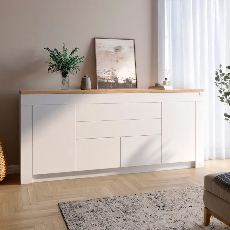 Комод LION Ларри-2 Нимфея альба/Дуб Аппалачи (26644797)