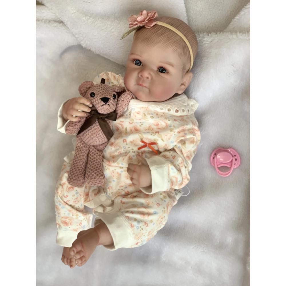 Кукла силиконовая коллекционная Reborn Салли виниловая 45 см