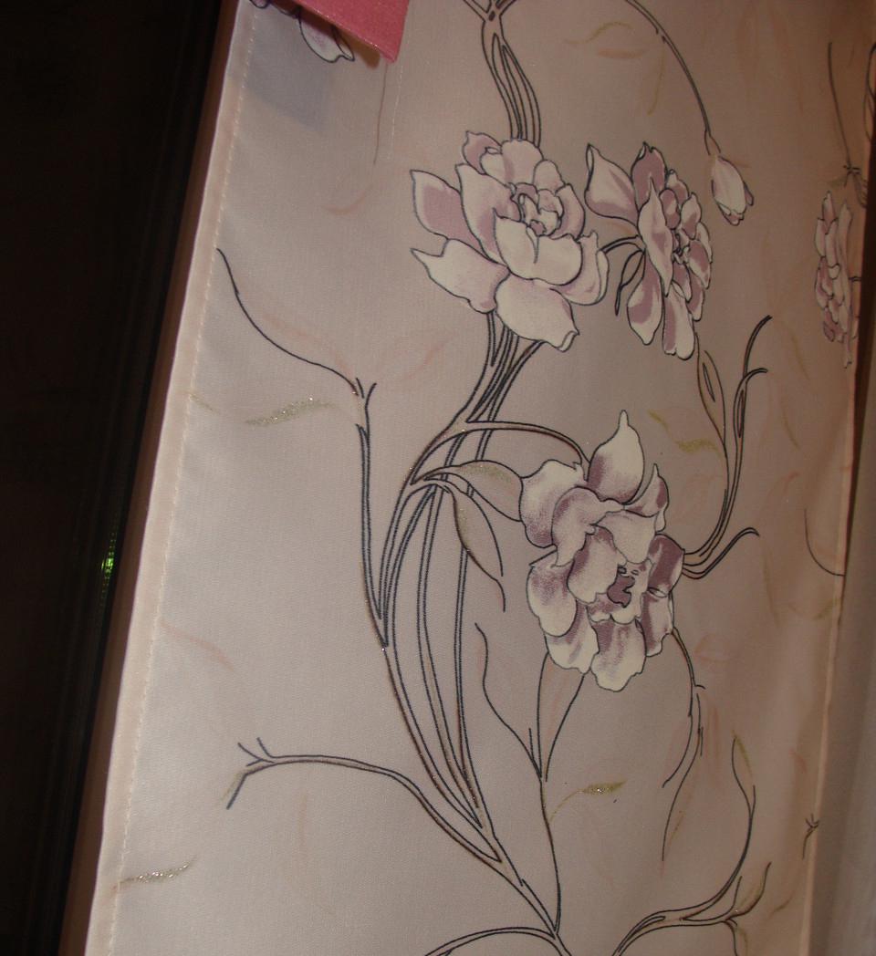 Комплект панельных занавесок Firanka Flowers карниз 240 см Розовый (23п) - фото 3 Комплект панельных занавесок Firanka Flowers карниз 240 см Розовый (23п) - фото 3