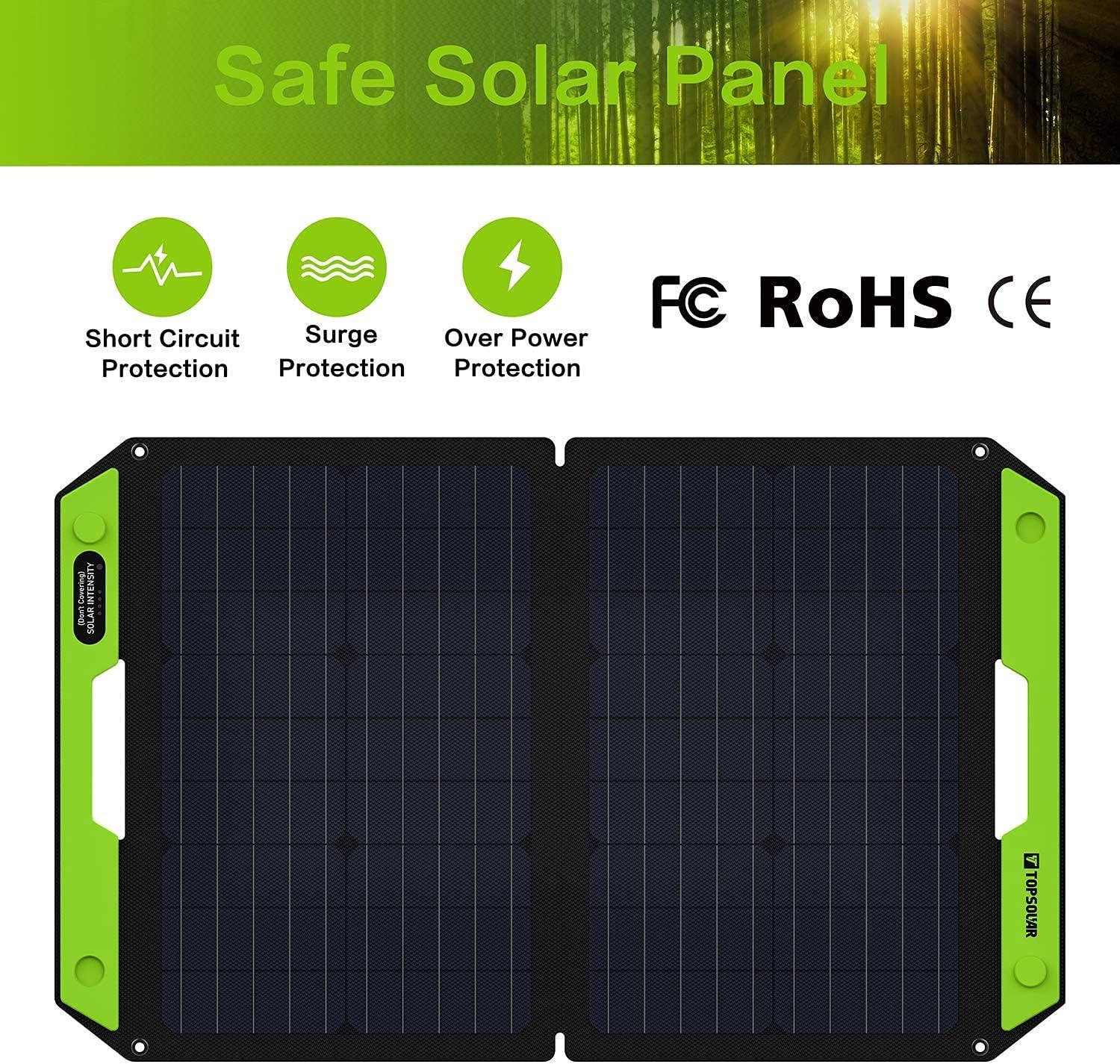 Солнечная панель TopSolar SolarFolio 60W 2 большие секции Black (000505) - фото 7