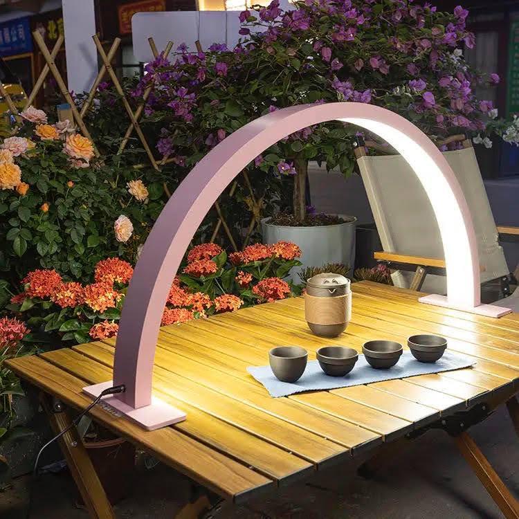 Лампа-півмісяць настільна безтіньова LED HQ-80x 82 см на 70 Вт Рожевий - фото 3 Лампа-півмісяць настільна безтіньова LED HQ-80x 82 см на 70 Вт Рожевий - фото 3