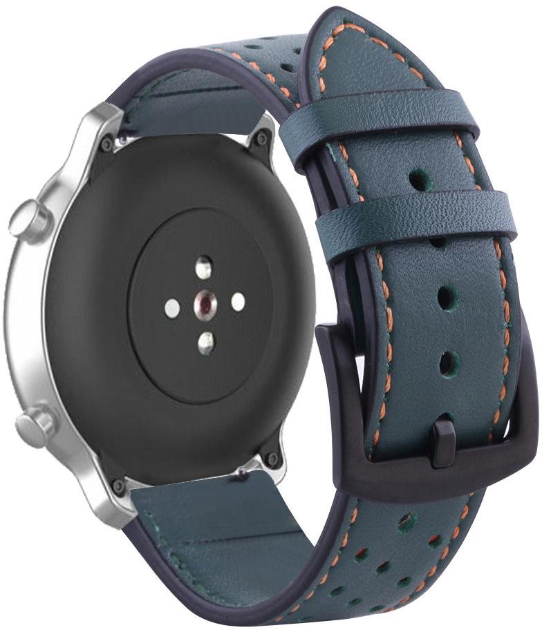 Ремінець шкіряний Classico для Amazfit GTR 42 мм Khaki (20655)