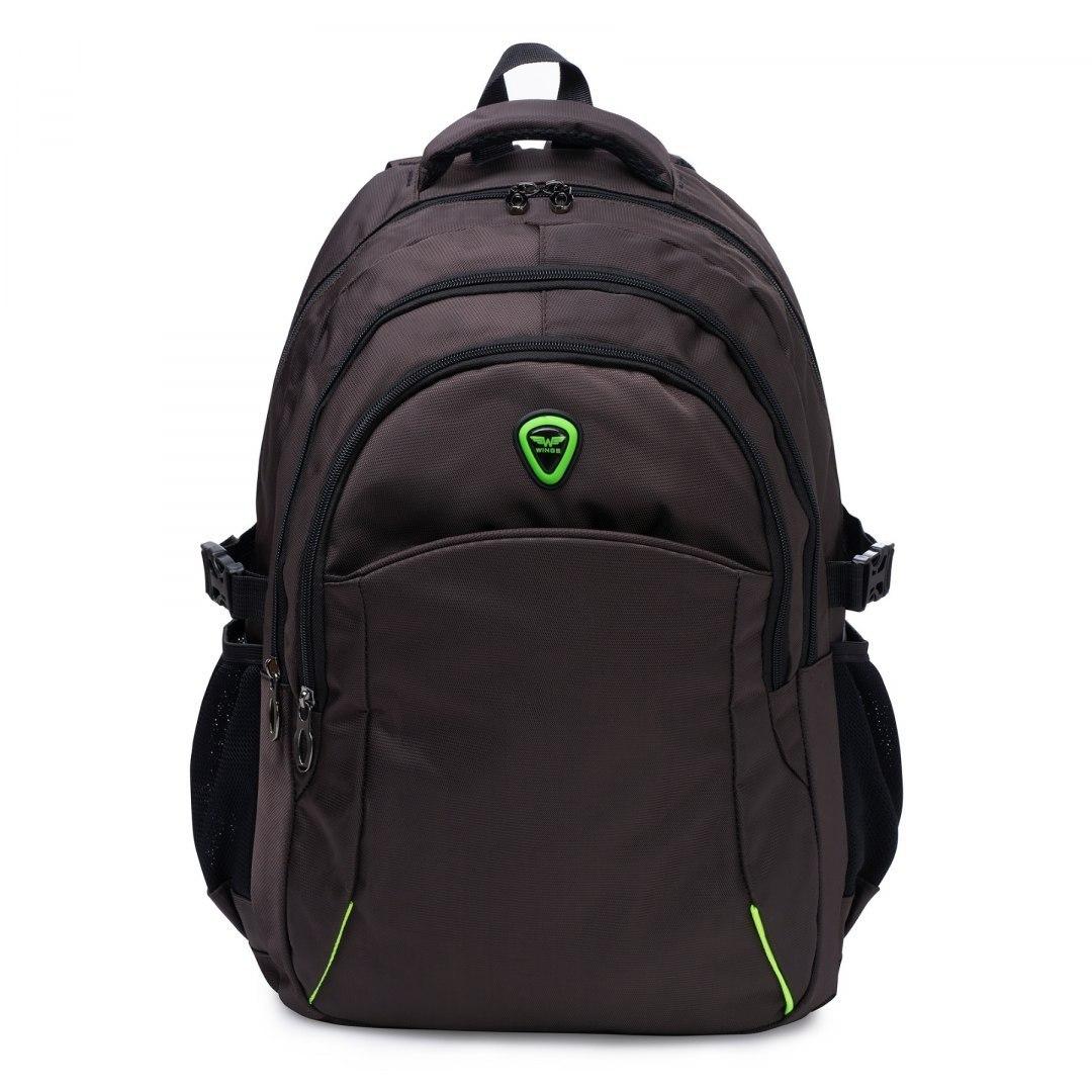 Рюкзак Wings BP124-21 городской с отделением под ноутбук 46x30x18 см Коричневый