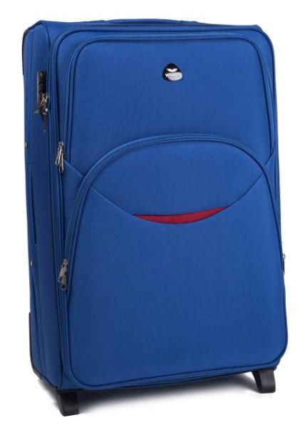 Валіза текстильна Wings 1708 M на 2 колесах Блакитний (CETKNWI1708MS2GOL) - фото 1