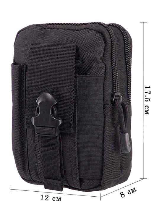 Подсумок-органайзер для телефон/документов и личных вещей Черный (EF-0903-B) - фото 2 Подсумок-органайзер для телефон/документов и личных вещей Черный (EF-0903-B) - фото 2