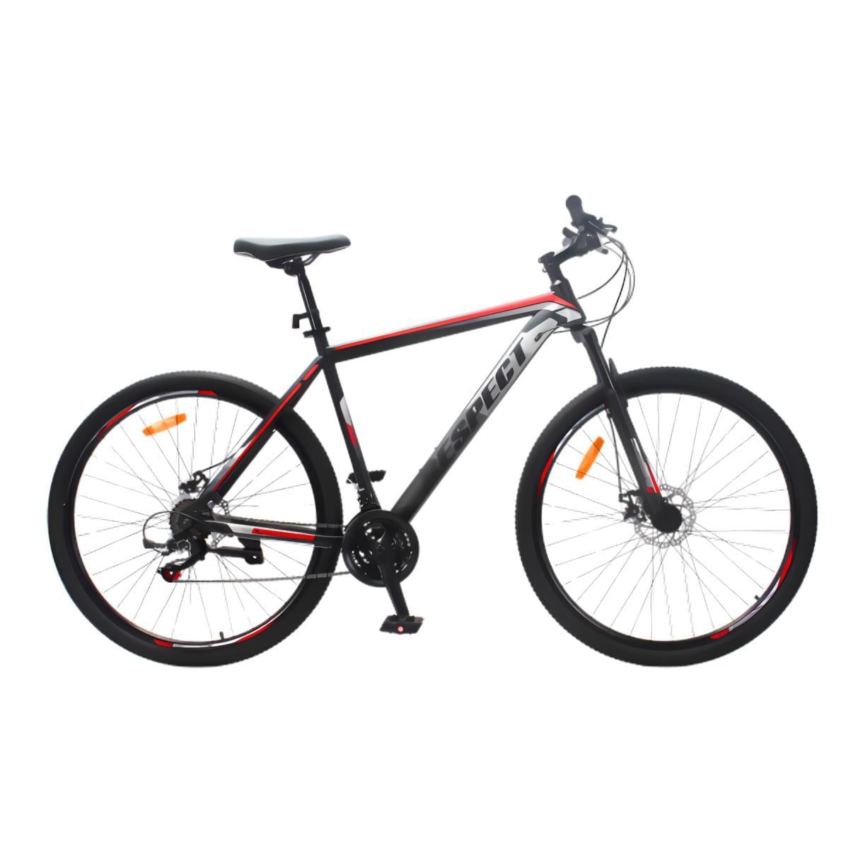 Велосипед CrossBike RESPECT 29" 21" Чорний/Червоний (309)