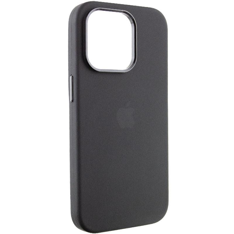 Противоударный чехол Silicone Case Metal Buttons (AA) для Apple iPhone 13 Pro Max (6.7") Черный / Black