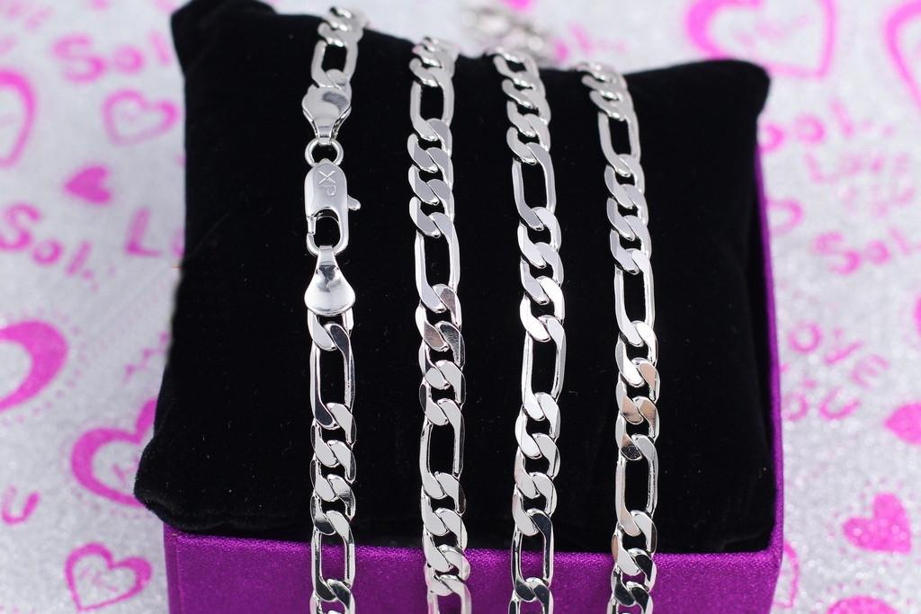 Цепь Xuping Jewelry Фигаро 60 см 5,5 мм Серебристый