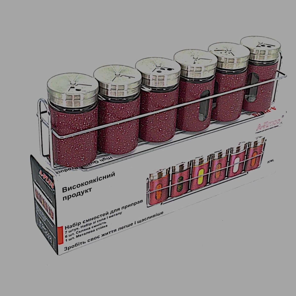 Ємності для спецій A-PLUS 7 предметів (1706) - фото 2